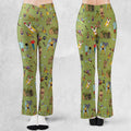 60s Vintage Characters Flare Leggings