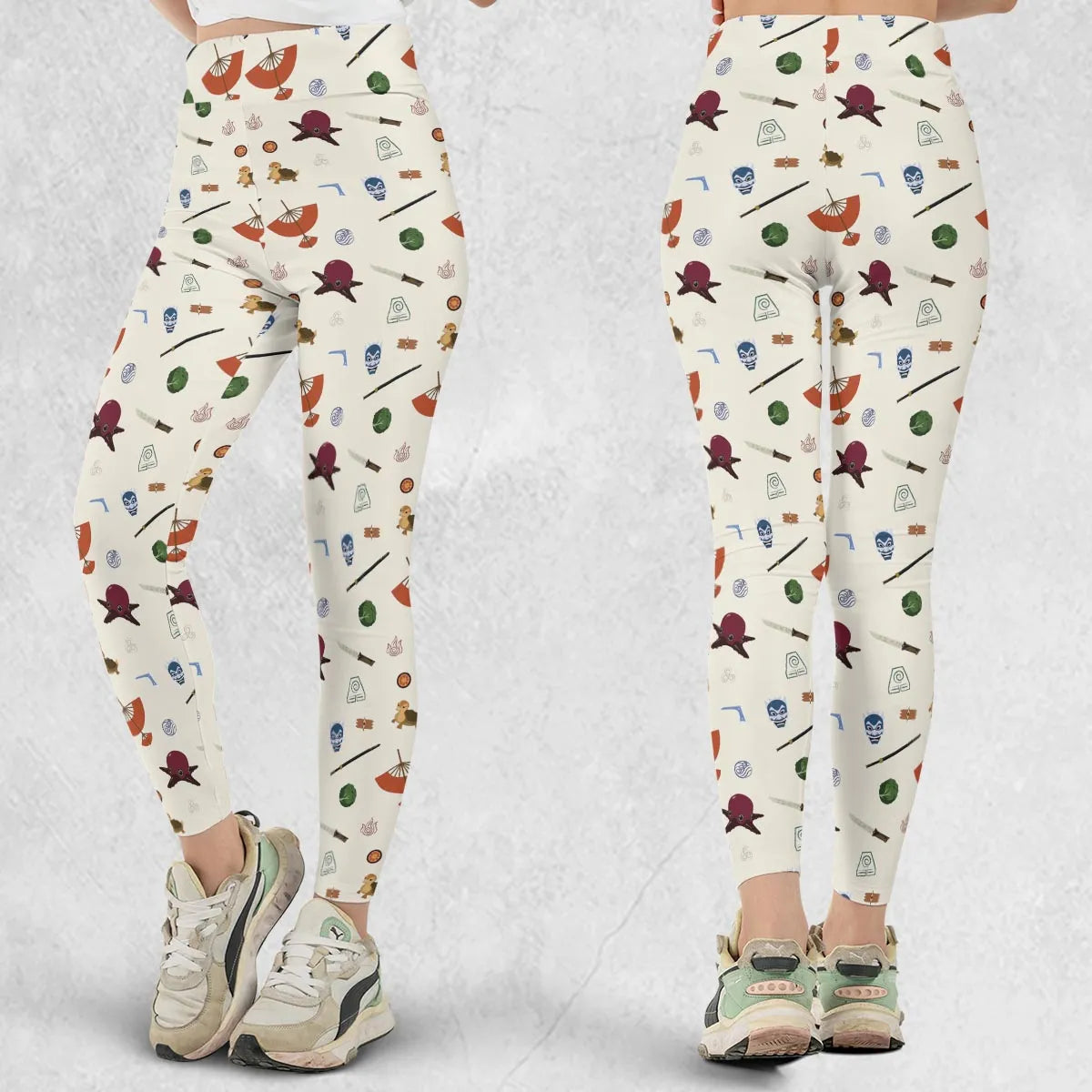 Avatar The Last Airbender Medley Pattern Legging