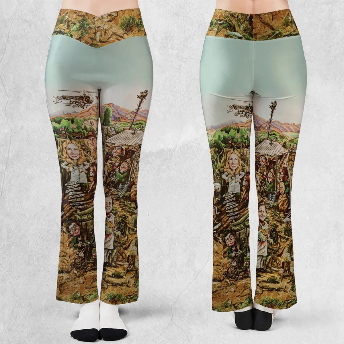 M*A*S*H Movie Art Flare Leggings