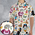 Donald Huey Dewey Ducktales AOP Men/Women Polo Shirt