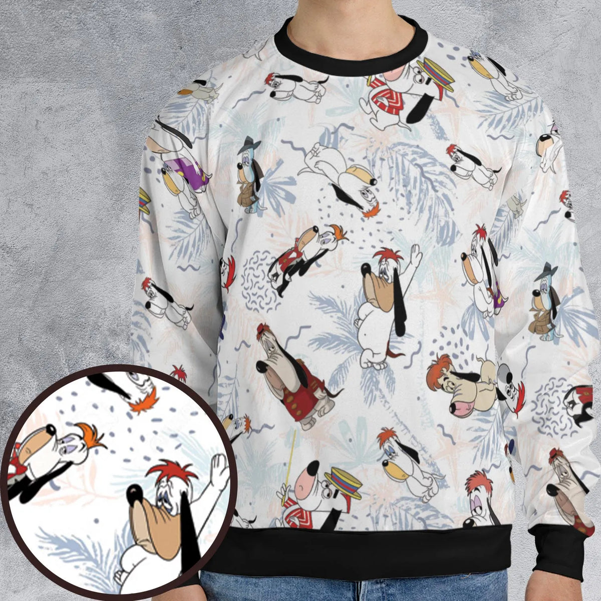 Droopy Dog All-over Print Sweatshirt