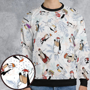 Droopy Dog All-over Print Sweatshirt