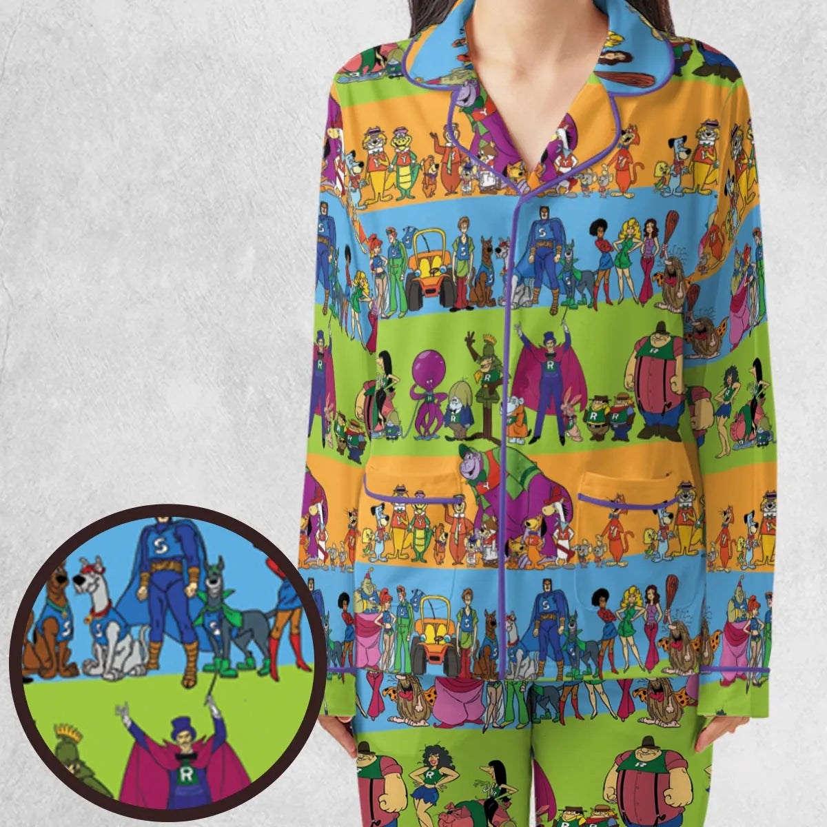 Yogi Yahooeys Scooby Doodies Really Rottens Laffalympics Pajamas Set