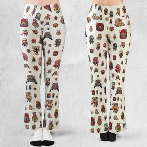 Doom Chibi Characters Flare Leggings