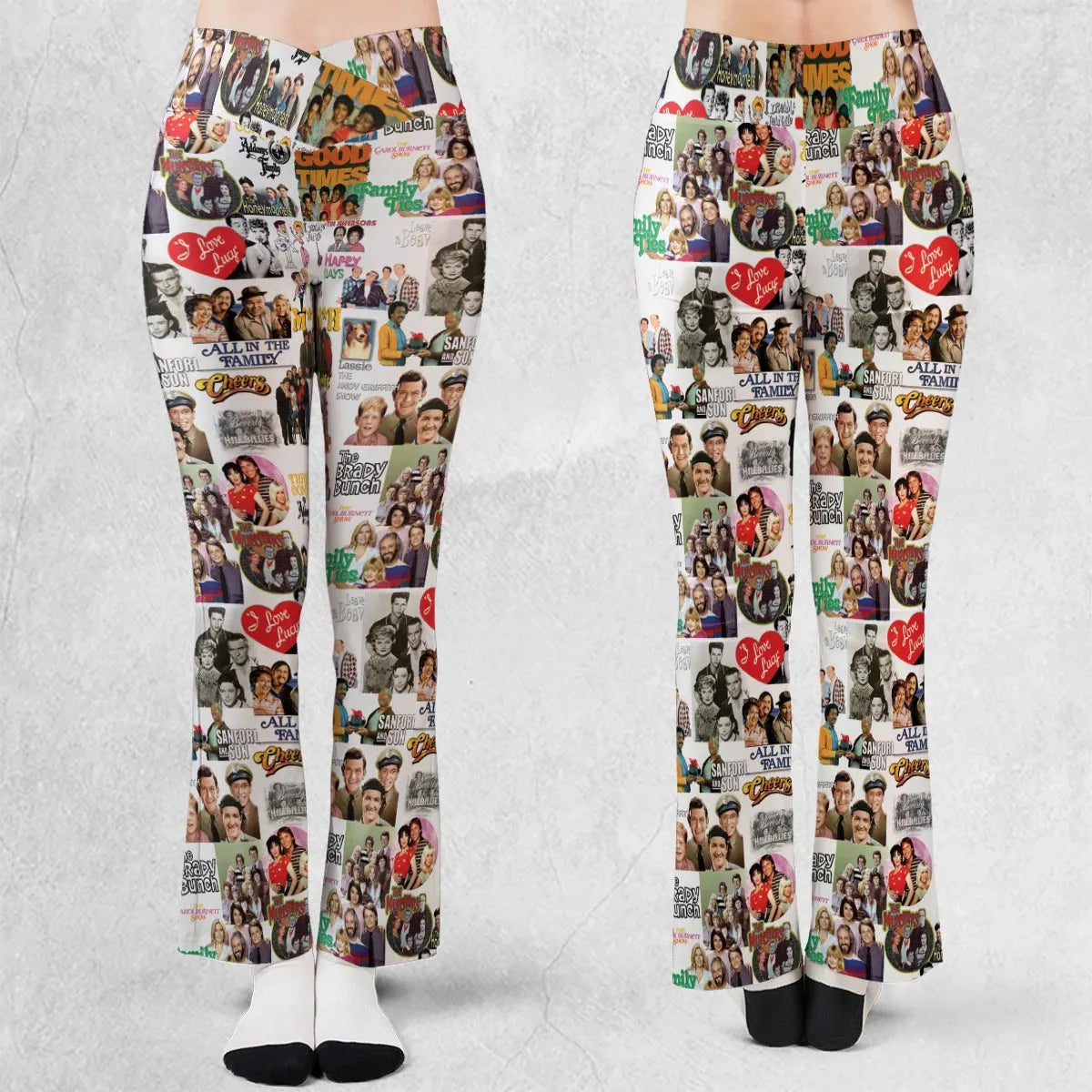 Stuck in the 80s Famous Sitcom Flare Leggings