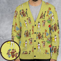 60s Cartoon Characters Cardigan