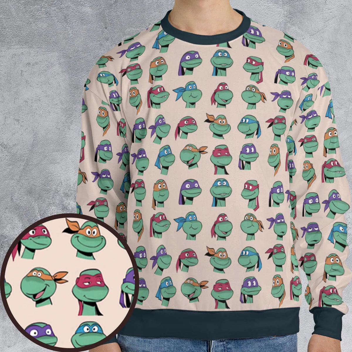 Early Stages TMNT All-over Print Sweatshirt