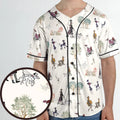 Dog Walking Look Alikes 101 Dalmations Unisex Baseball Jersey