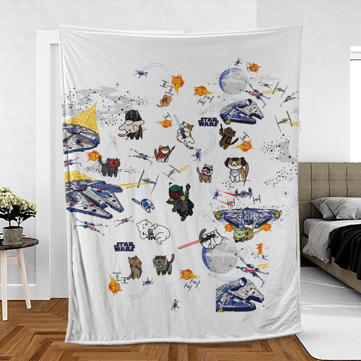 Star Wars Cats Fleece Blanket