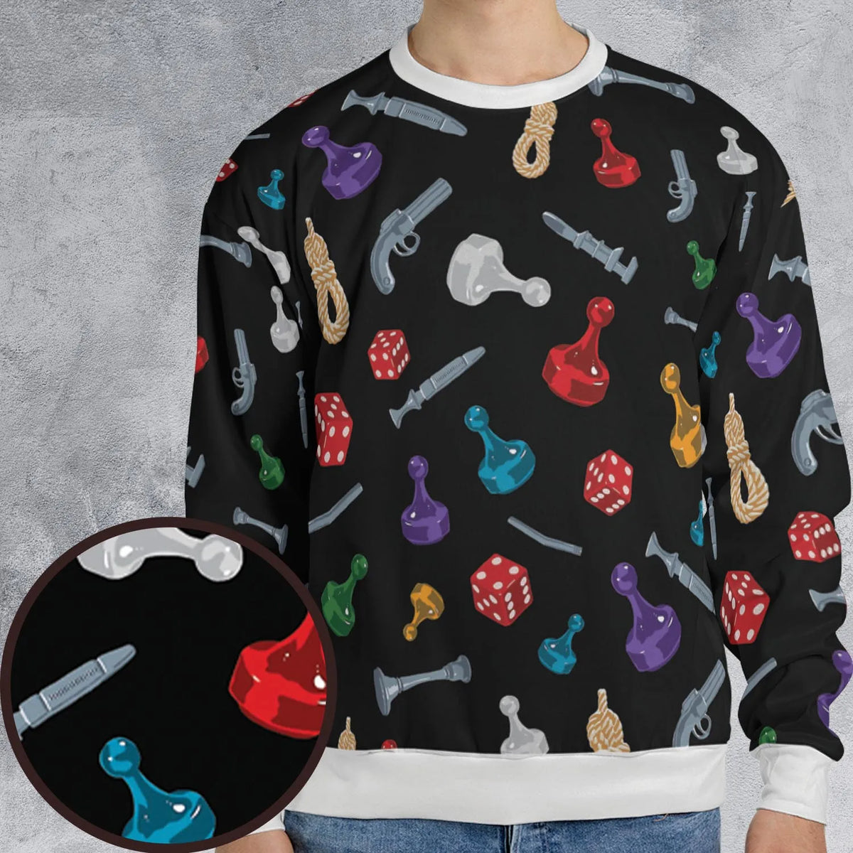 Clue in North America All-over Print Sweatshirt