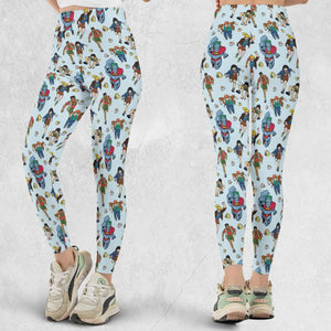 Save The Planet Captain Planet and the Planeteers Legging