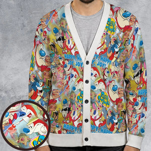 The Ren and Stimpy Show Cardigan