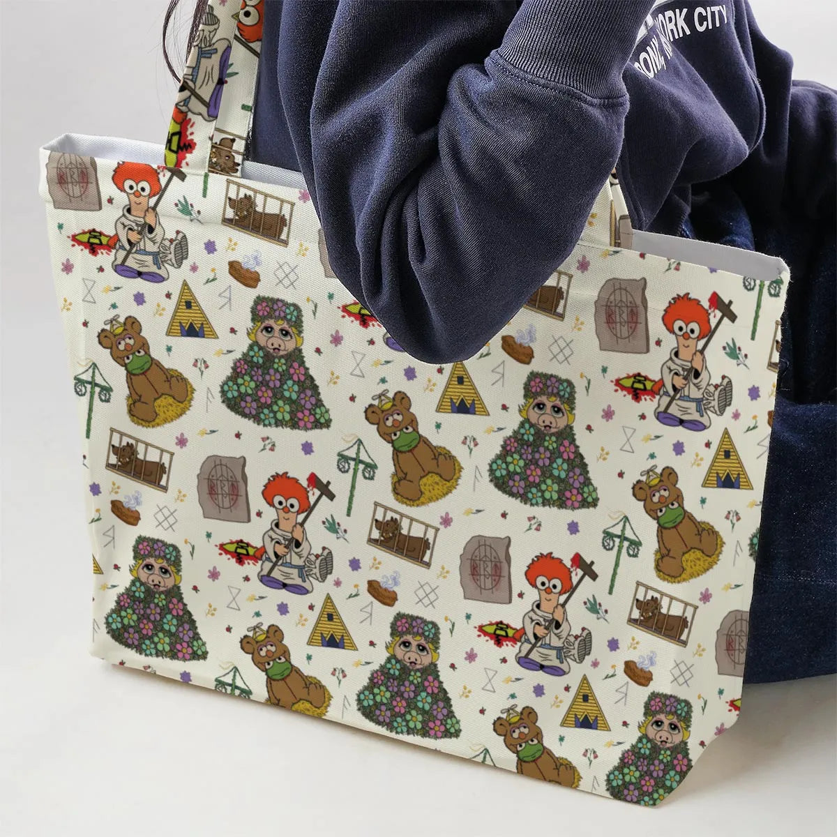 Festivites Midsommar Muppet Babies Large Tote Bag