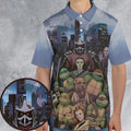 Turtles vs Ninja Teenage Mutant Ninja Turtles AOP Men/Women Polo Shirt