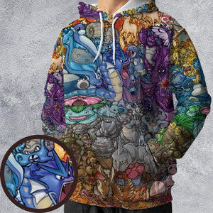 Rainbow Epic Pokemon All-over Print Hoodie
