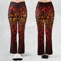 Red Moggle Final Fantasy Flare Leggings