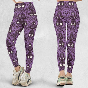 Beetlejuice Haunted Mansion Themed Legging