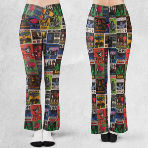 Modern Horror Movies Nope Ghostface Pinhead Pearl Leatherface Halloween Flare Leggings