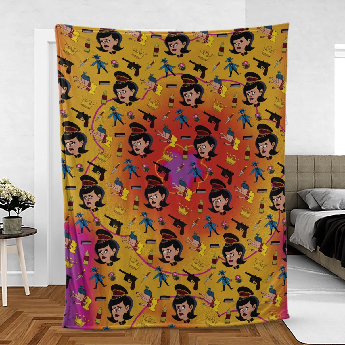Dr. Girlfriend The Venture Bros Fleece Blanket