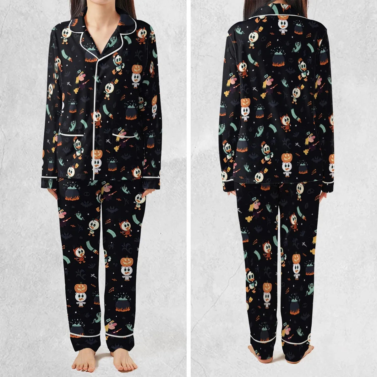 Quacky Halloween DuckTales Pajamas Set