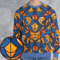 Stained Glass Star Trek All-over Print Sweatshirt