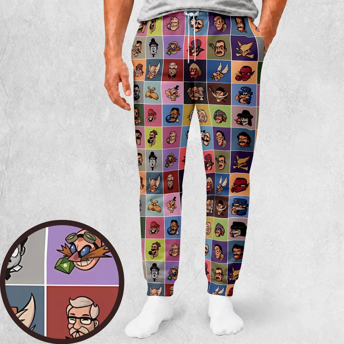 Movember Famous Mustaches Sweatpants