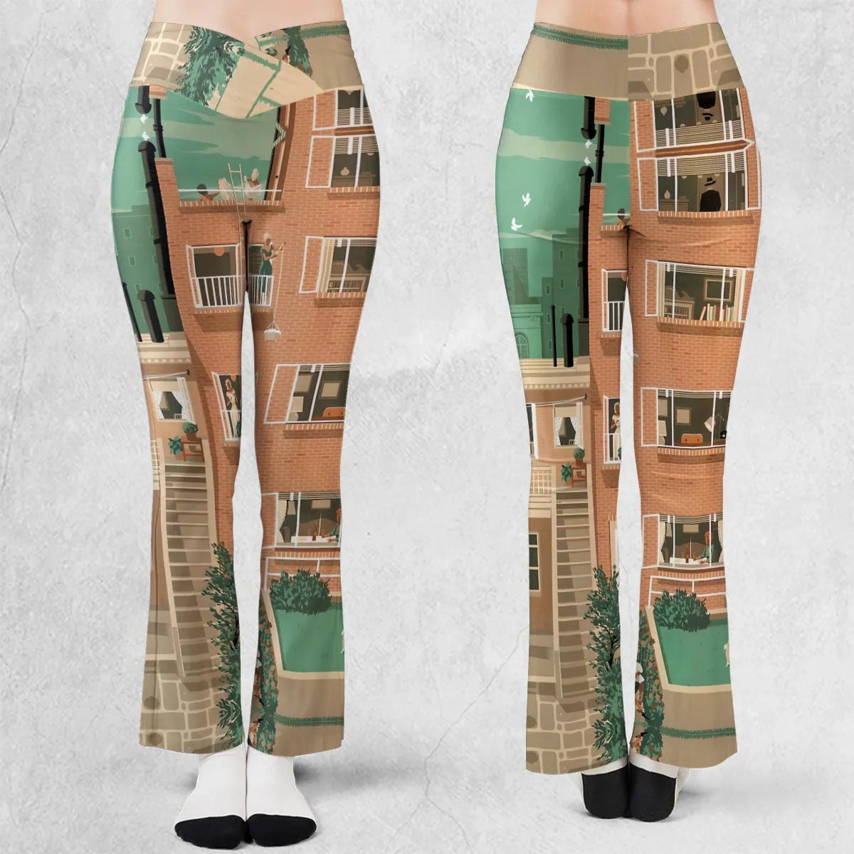 Rear Window Flare Leggings