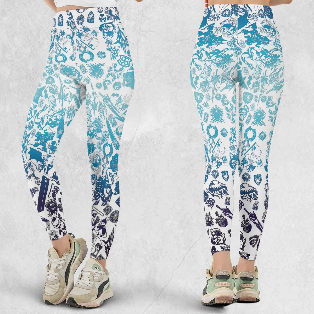 Blue Moggle Final Fantasy Legging