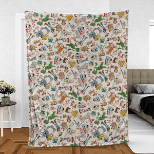 Toy Story Toss Pattern Fleece Blanket