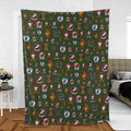 Top Gun Badge Fleece Blanket