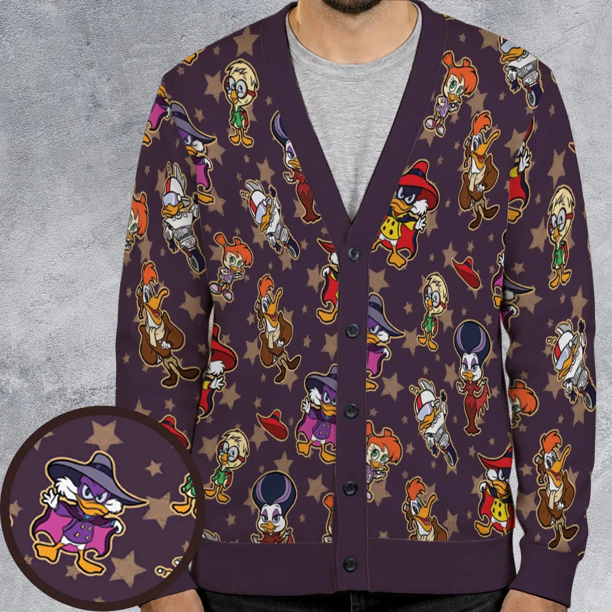 Duck Power Darkwing Duck Cardigan