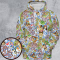All-over Print Hoodie - Z23HB7YP -  - 1