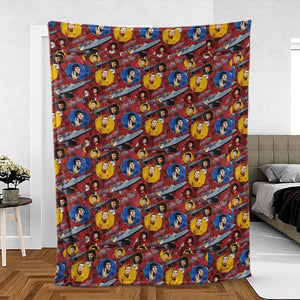 Boldly Star Trek Fleece Blanket