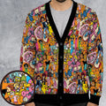 90s Nostalgia Cartoons Cardigan