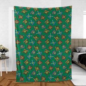TMNT Characters Pattern Fleece Blanket
