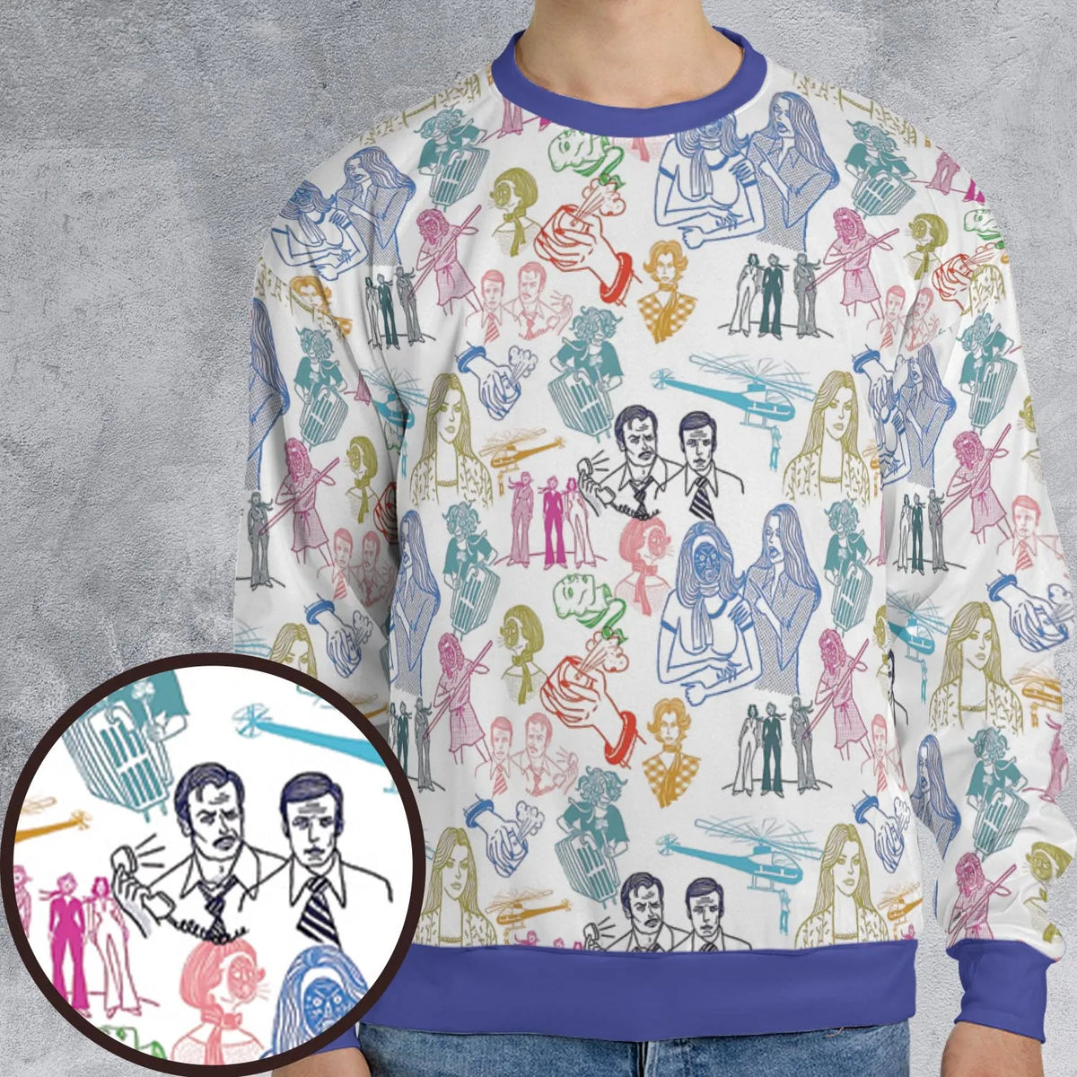 She Has The Strength To Do Anything The Bionic Woman All-over Print Sweatshirt