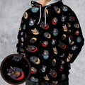 Live Long and Paws-purr Star Trek All-over Print Hoodie
