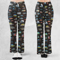 Movie Cars Pattern Flare Leggings
