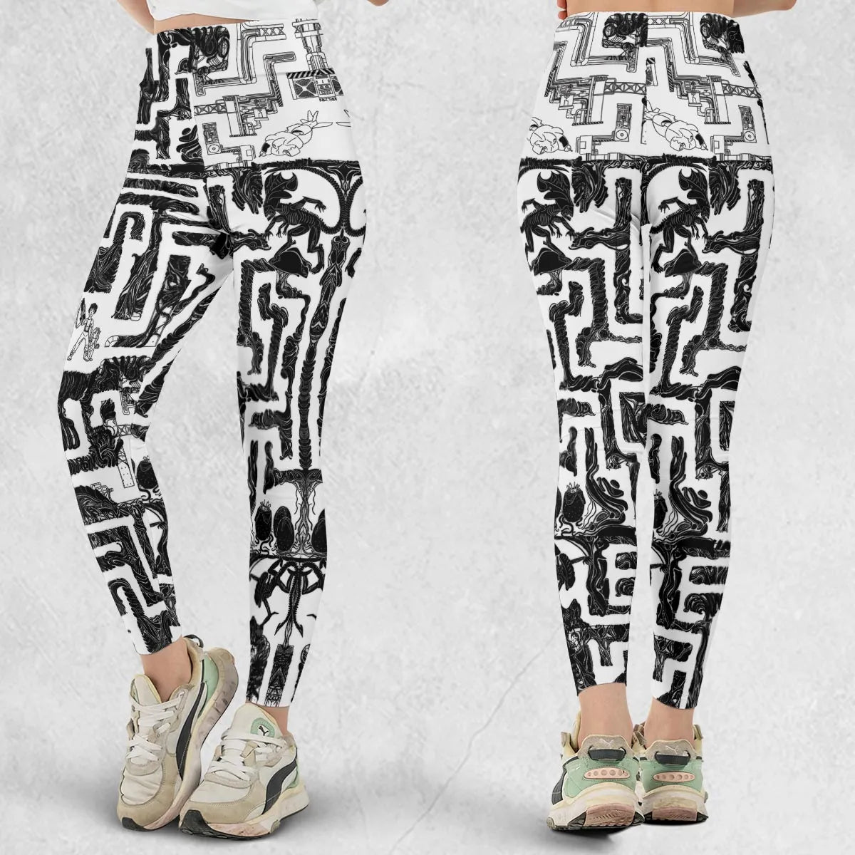 Xenomorph Alien Maze Legging