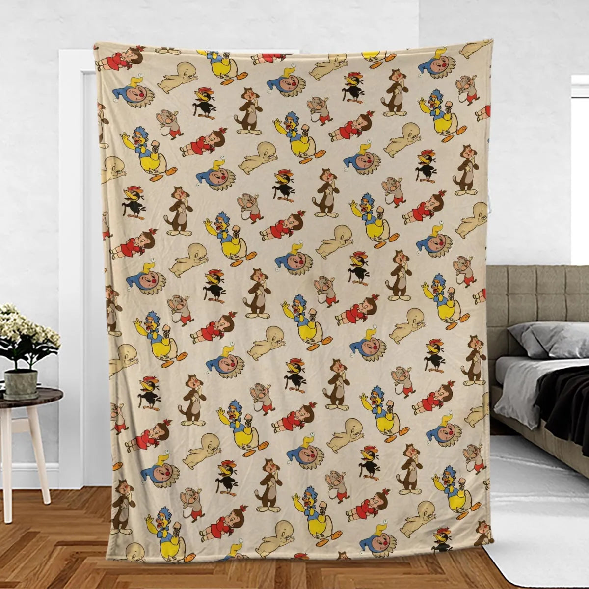 Harvey TV Stars Cartoon Characters Fleece Blanket