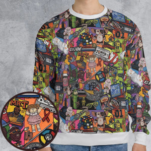 The 1980's. The Decade Of Greed All-over Print Sweatshirt