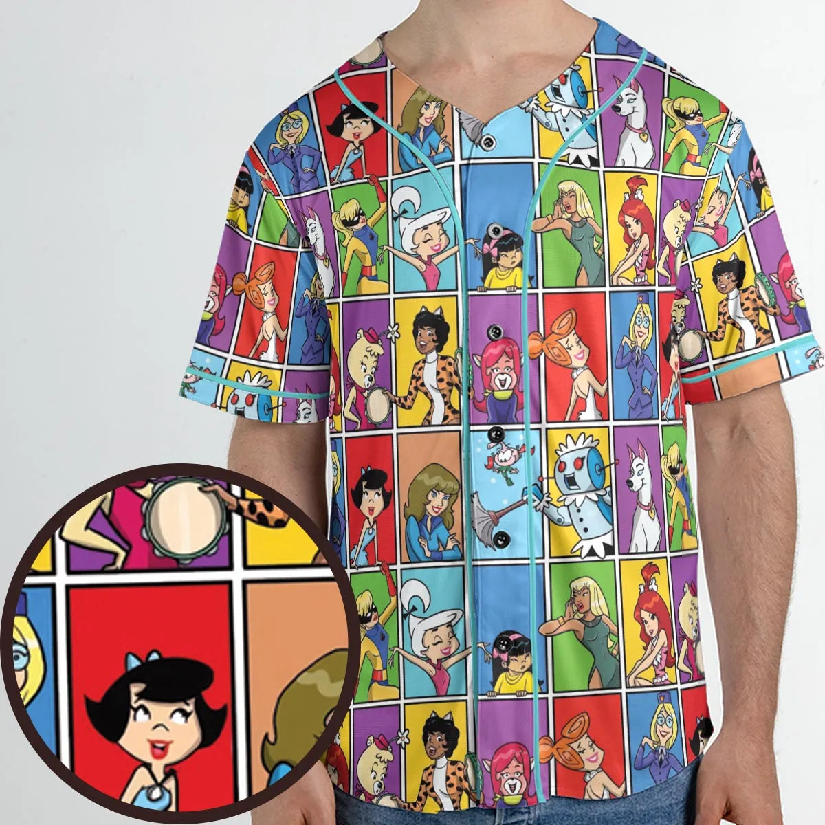 The women of Hanna Barbera Unisex Baseball Jersey