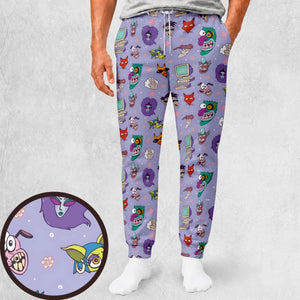 Floral Courage Courage the Cowardly Dog Sweatpants