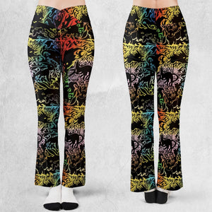 Eevee Pokemon Black Flare Leggings