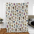 Breakfast Club Cereal Mascot Fleece Blanket
