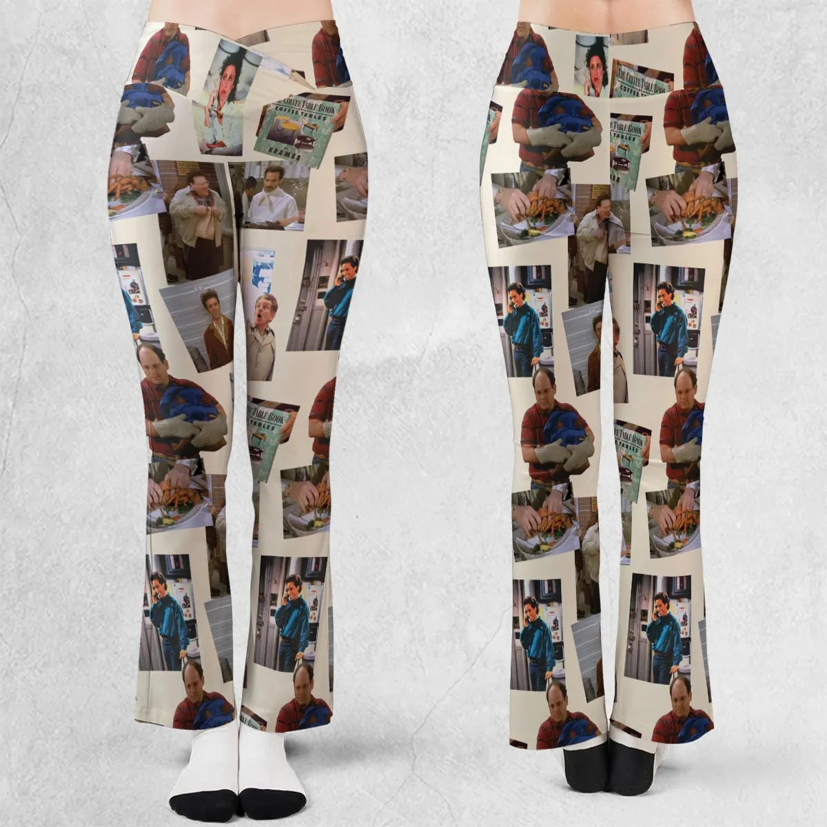 Seinfeld Famous Scenes Flare Leggings