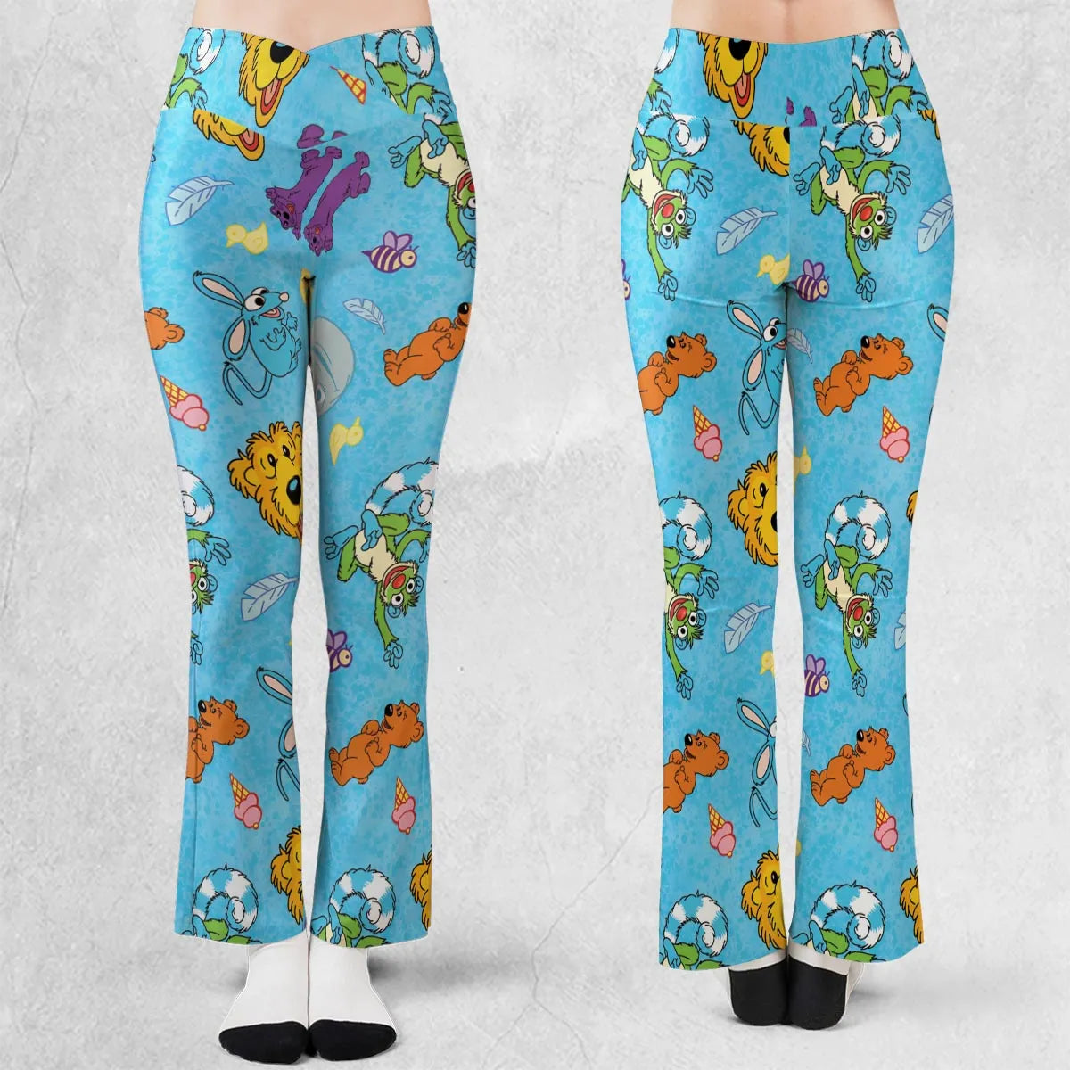 Bear in the Big Blue House Flare Leggings