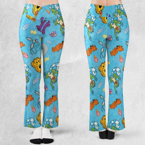 Bear in the Big Blue House Flare Leggings
