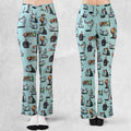 Lunch Lady Land SNL Flare Leggings