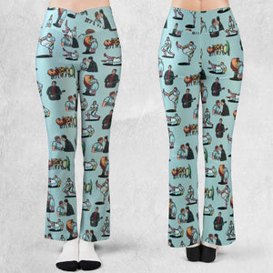 Lunch Lady Land SNL Flare Leggings